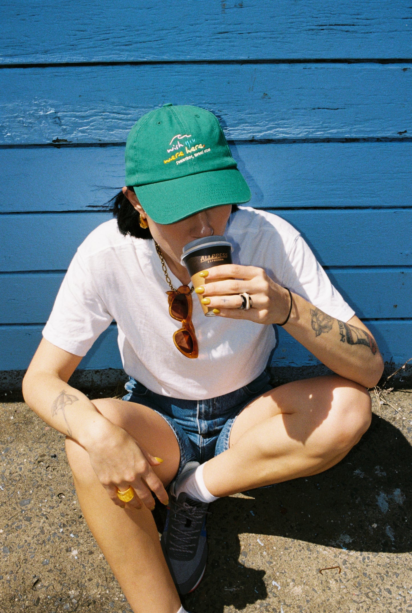 'WISH YOU WERE HERE' DAD CAP