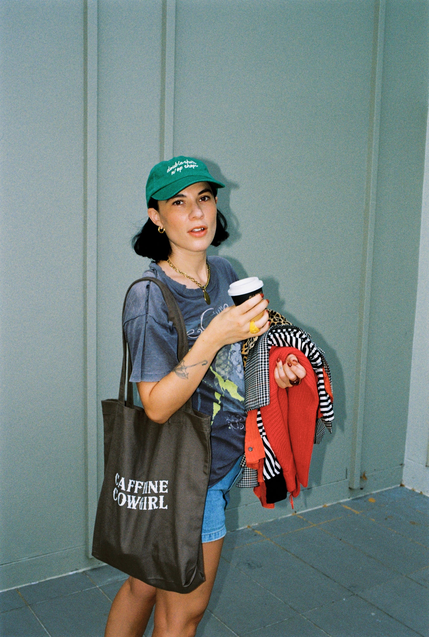 'DOUBLE SHOTS N' OP SHOPS' DAD CAP