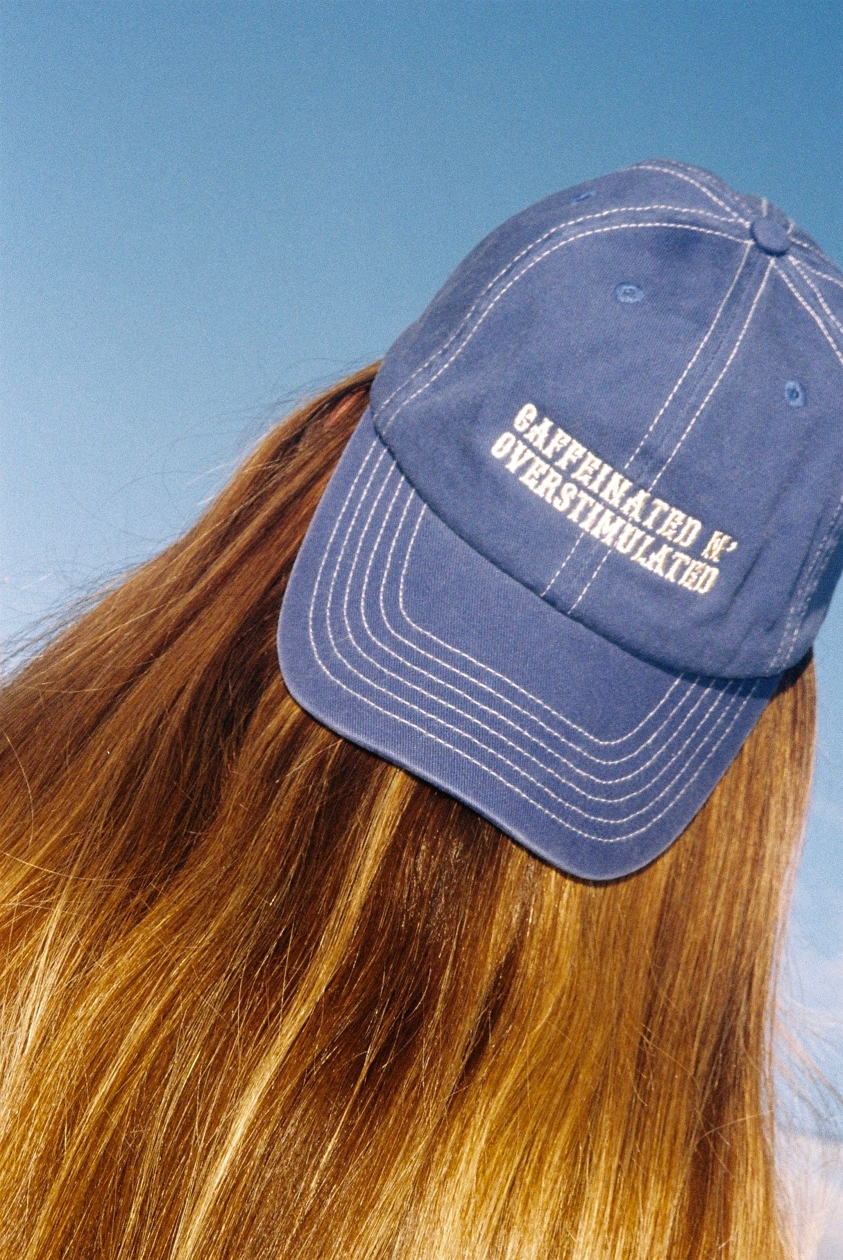 'CAFFEINATED N' OVERSTIMULATED' DAD CAP