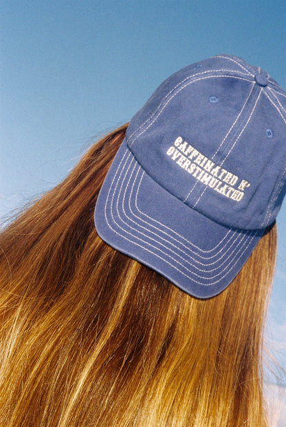 'CAFFEINATED N' OVERSTIMULATED' DAD CAP