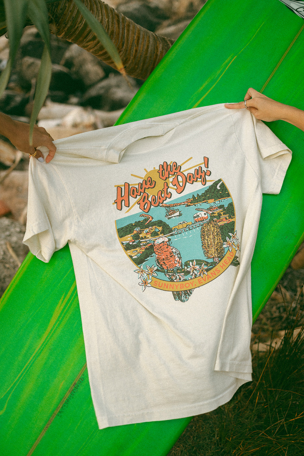 'HAVE THE BEST DAY' TEE (FRONT PRINT)