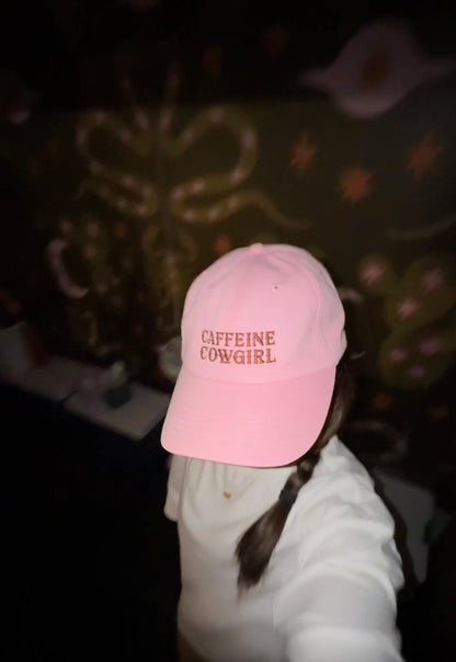 ‘CAFFEINE COWGIRL' DAD CAP